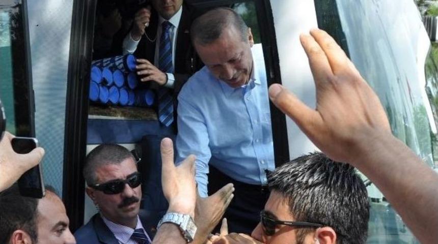 Erdoğan&rsquo;a Bisikletli Karşılama