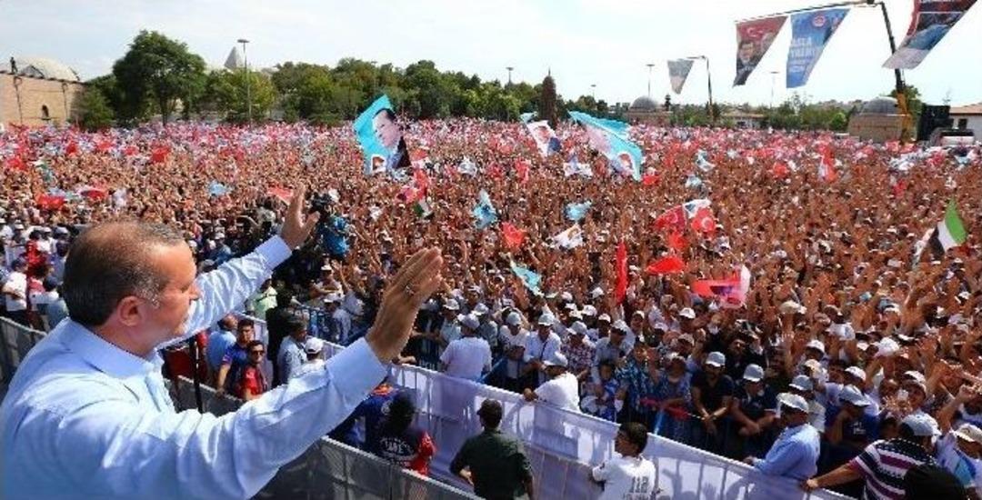 Başbakan Erdoğan Son Mitingini Konya&rsquo;da Yaptı