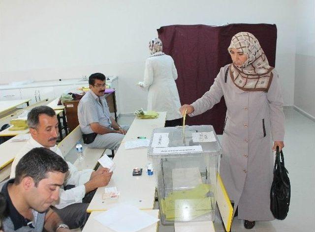 Elazığ’da Oy Kullanımı Başladı