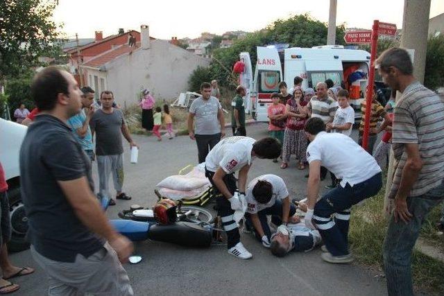 Çan’da Trafik Kazası; 1 Yaralı