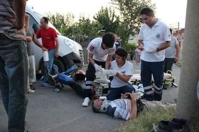 Çan’da Trafik Kazası; 1 Yaralı