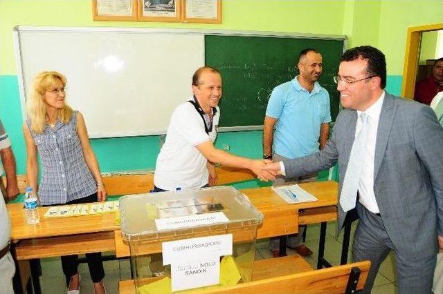 Başkan Taşçı, Anafartalar Lisesi’nde Oyunu Kullandı