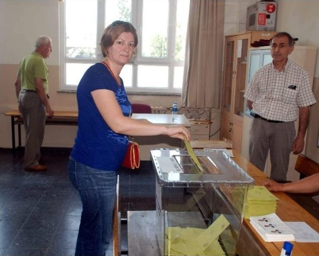 Aydınlılar Sandığa Yoğun İlgi G&ouml;sterdi