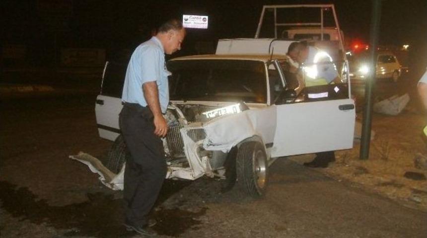 Burhaniye&rsquo;de Trafik Kazası: 1 Yaralandı