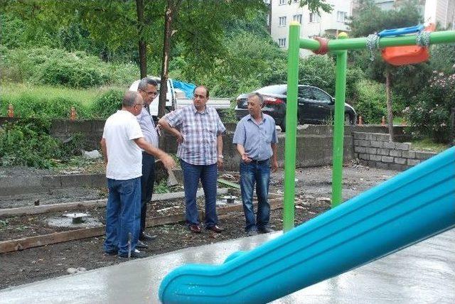 Gülüç Belediyesi’nden Her Mahalleye Çocuk Parkı