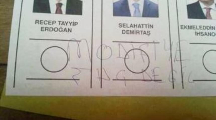 Se&ccedil;im Pusulasına "modifiye Su&ccedil; Değil" Yazdı