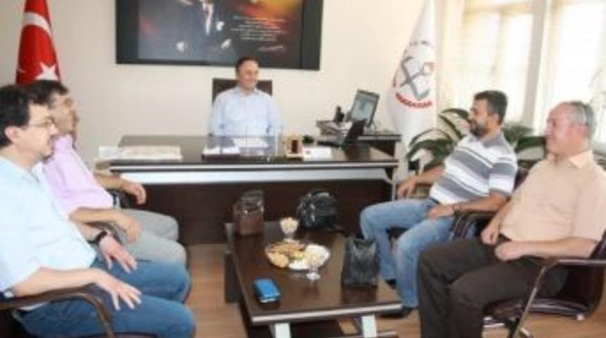 M&uuml;d&uuml;r Coşkun Esen'e Tebrik Ziyareti