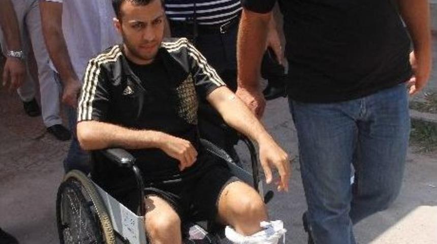 Bar Cinayeti Zanlısı Adliyeye Tekerlekli Sandalye İle G&ouml;t&uuml;r&uuml;ld&uuml;