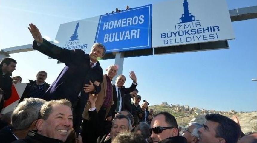 Homeros Bulvarı'nda İstikamet Otogar