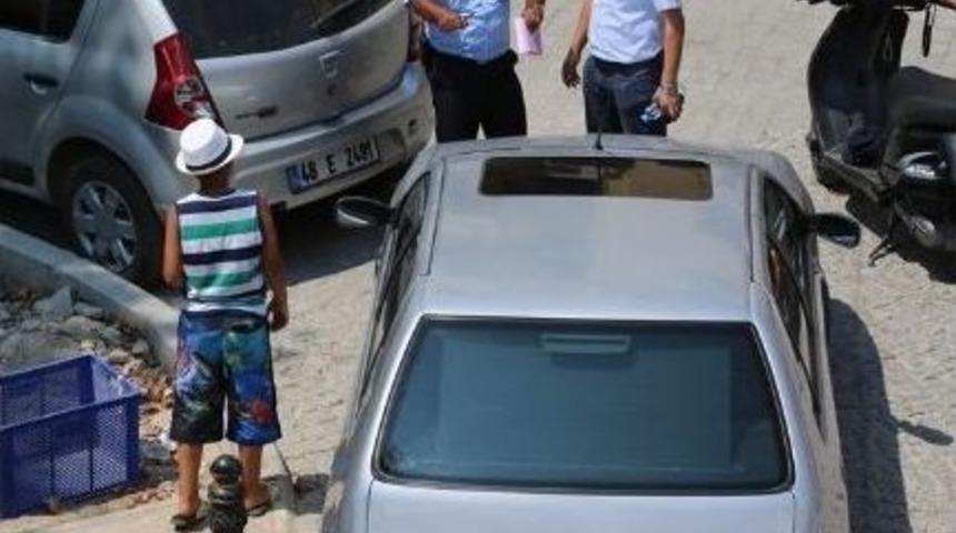 Milas'ta Zabıtadan Sarı &Ccedil;izgi Duyarlılığı