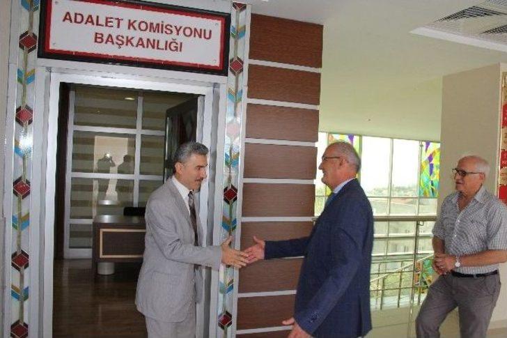 Başkan Yılmaz'dan Osmanoğlu'na "hayırlı Olsun" Ziyareti