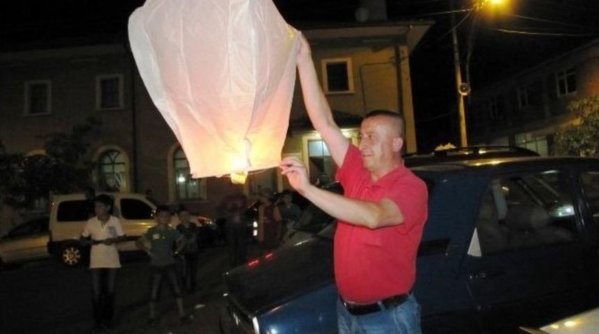 İtfaiye Amiri Dilek Fenerini U&ccedil;uramadı