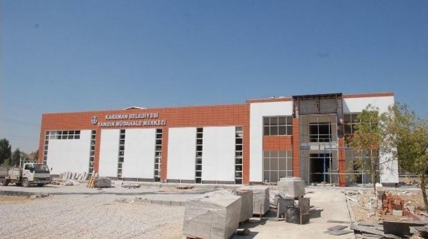 Karaman'da Yeni İtfaiye Binası Yakında Hizmete Giriyor