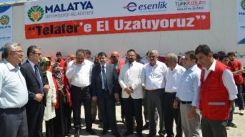 Malatya&rsquo;dan Telafer&rsquo;e Yardım Tırı