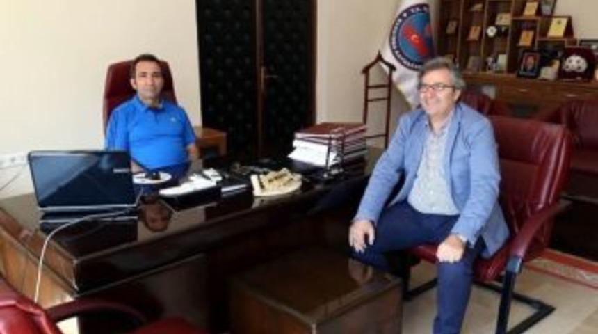 Başkan Mirza&rsquo;dan Kaymakam Mantı'ya İade-i Ziyaret