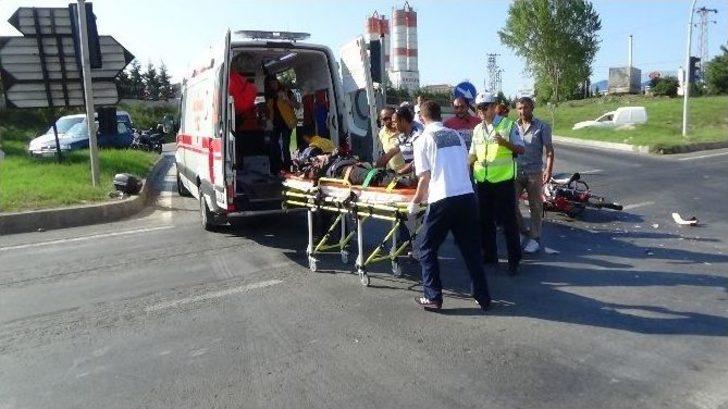 Çorlu’da Trafik Kazası: 1 Yaralı
