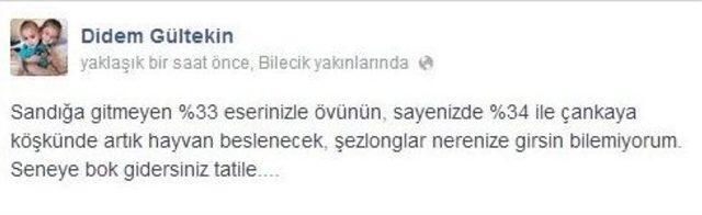 Bilecik Chp Gençlik Kolları Başkanı Gültekin, Erdoğan'a Sosyal Medya Üzerinden Hakaret Etti