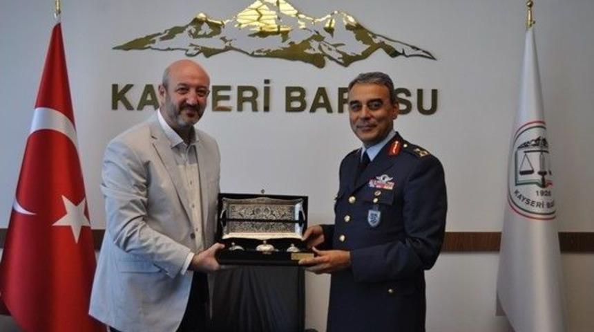 T&uuml;mgeneral Bakır'dan Kayseri Barosu'na Ziyaret