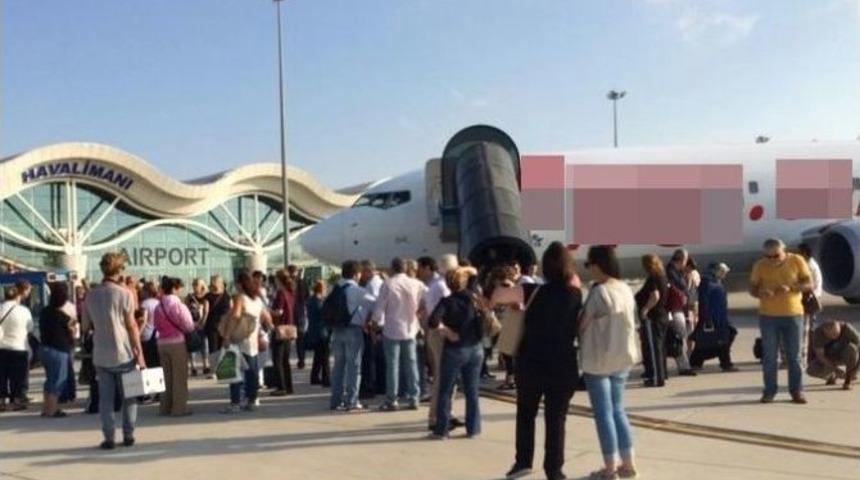 Hatay Havaalanı'nda Bomba Paniği