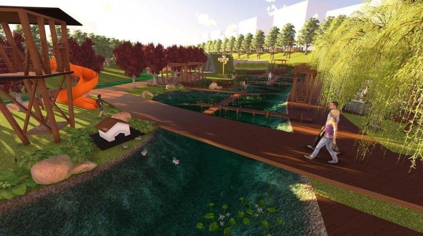 EXPO 2016 Parkı Ekolojik Oyun Vadisi Inşaatı Başladı