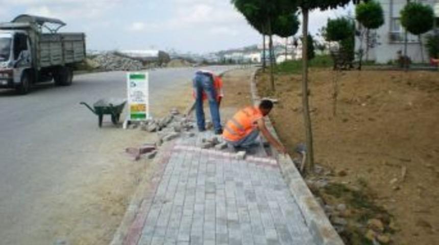 G&ouml;lkent Yoluna Kaldırım