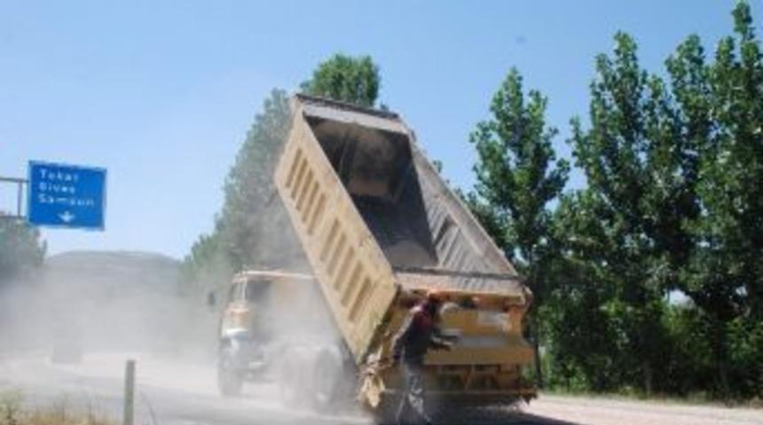 Eriyen Asfalta Sathi Kaplama