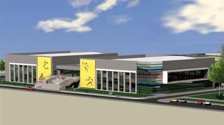 Kapalı Y&uuml;zme Havuzu Ve Spor Salonunun Temeli Atılıyor