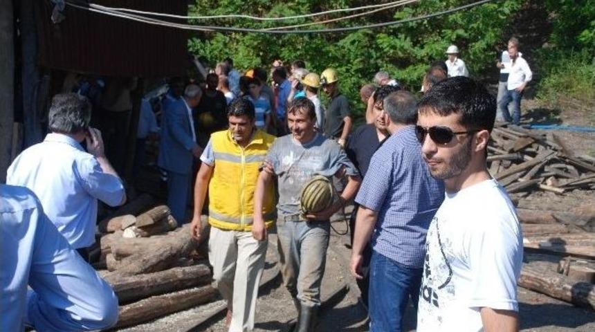 G&ouml;&ccedil;&uuml;kte Mahsur Kalan 9 İş&ccedil;i Sağ Olarak Kurtarıldı