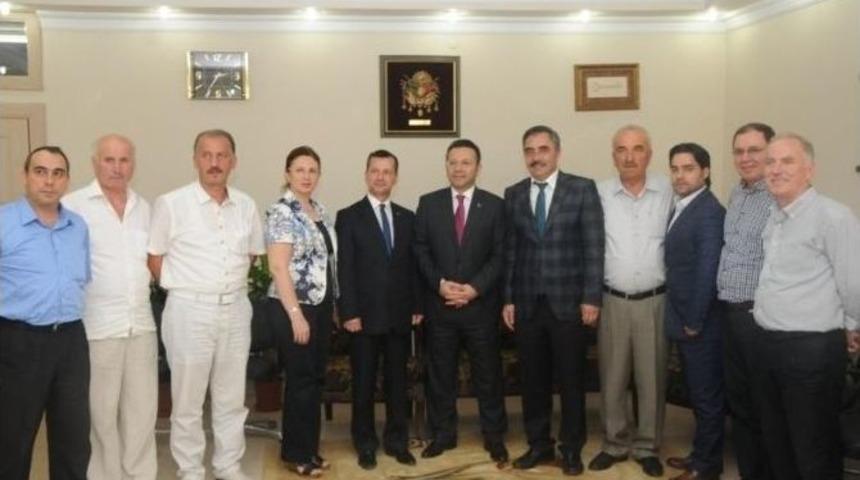 Vali Aksoy, G&uuml;ler&rsquo;i Ziyaret Etti