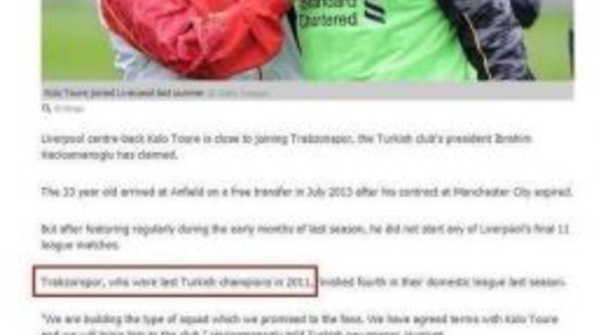 Espn, Fenerbah&ccedil;elileri Kızdırdı