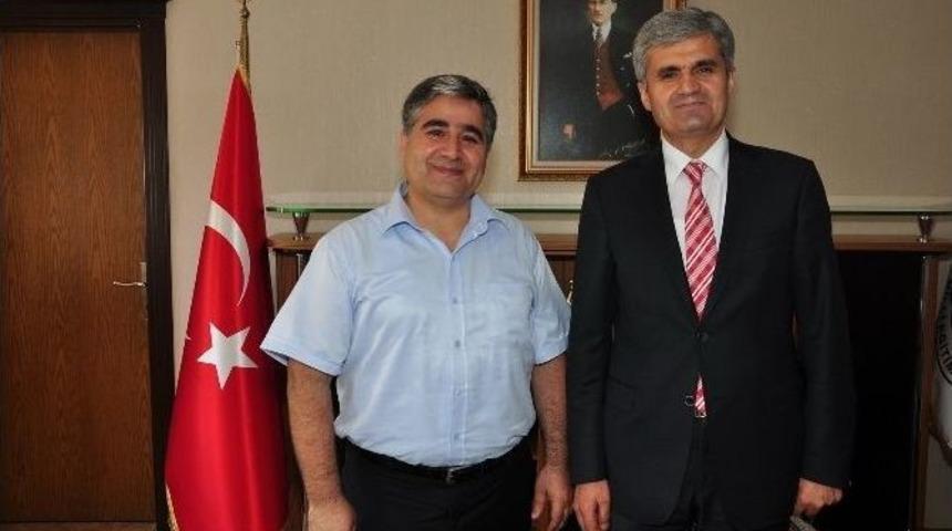 Kantincilerden, Milli Eğitim M&uuml;d&uuml;r&uuml; Akpınar&rsquo;a Tebrik Ziyareti