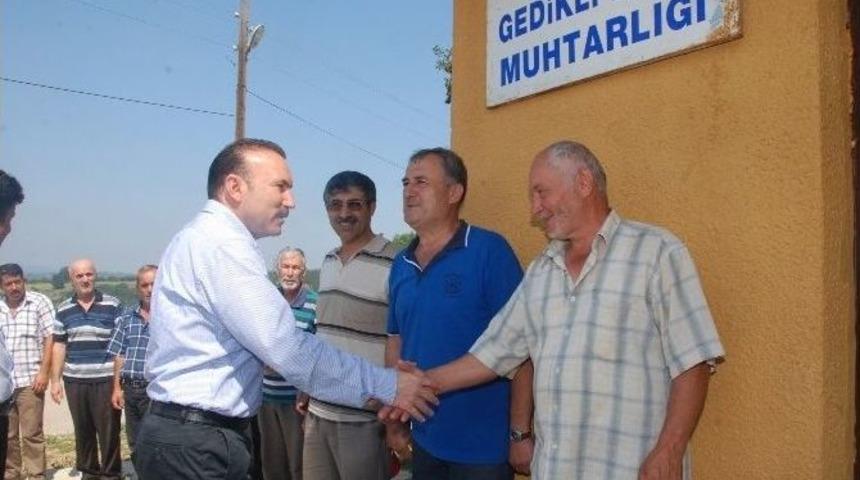 Başkan Doğan, K&ouml;yl&uuml;lere Teşekk&uuml;r Etti