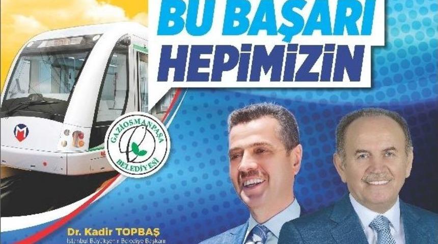 Gaziosmanpaşa&rsquo;nın Ulaşımını Rahatlatacak Metro İnşaatı Devam Ediyor