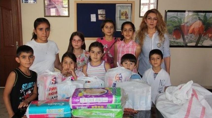 Hakkarili &Ccedil;ocuklardan Rojava&rsquo;ya Yardım Eli