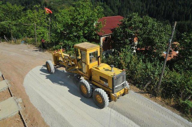 İnebolu'da Yol Yapımına Hayırsever Desteği