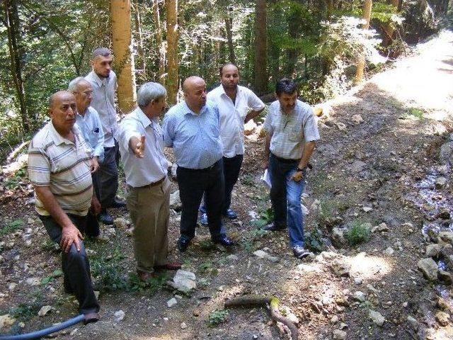 İl Genel Meclis Başkanı Yıldırım Sipahiler Köyünde İncelemelerde Bulundu