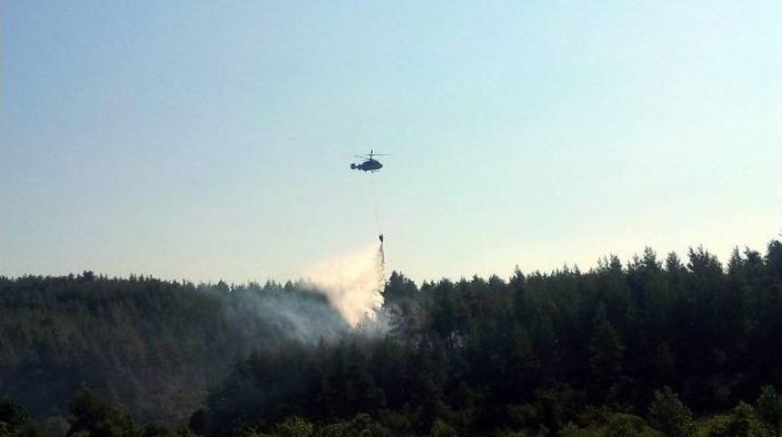 Orhaneli&rsquo;nde Orman Yangını