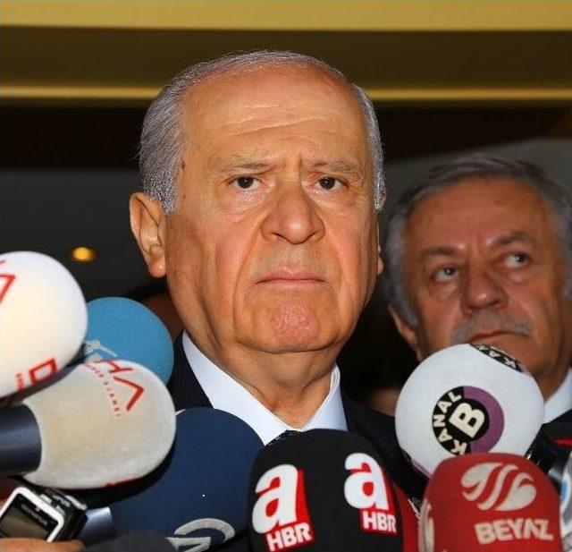 Bahçeli’den “istifa” Yorumu