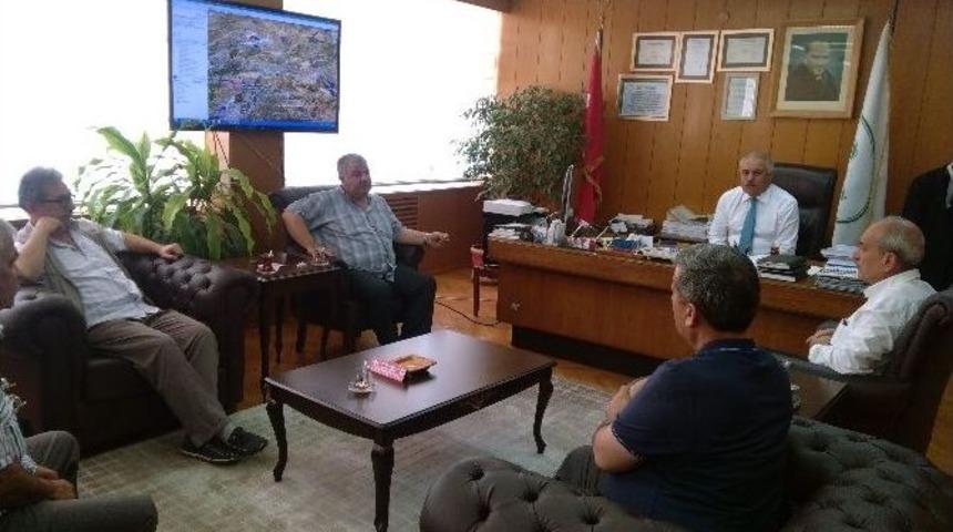 Başkan Kıymaz, Dsi 20.b&ouml;lge M&uuml;d&uuml;r&uuml; Mevl&uuml;t Aydın&rsquo;ı Ziyaret Etti