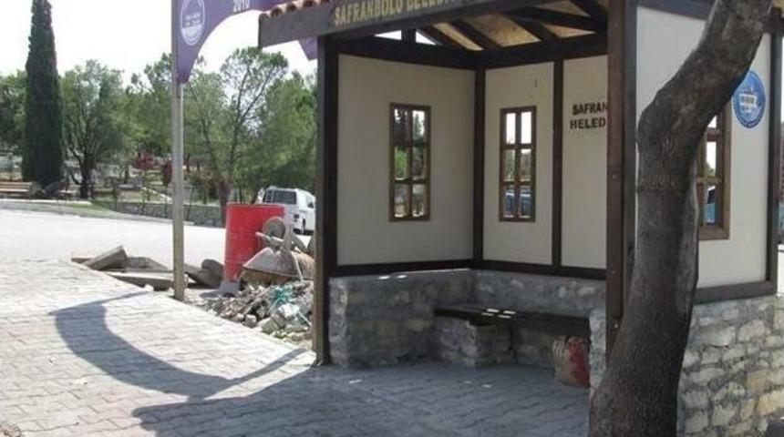 Safranbolu&rsquo;da Durakların Yapımına Devam Ediliyor