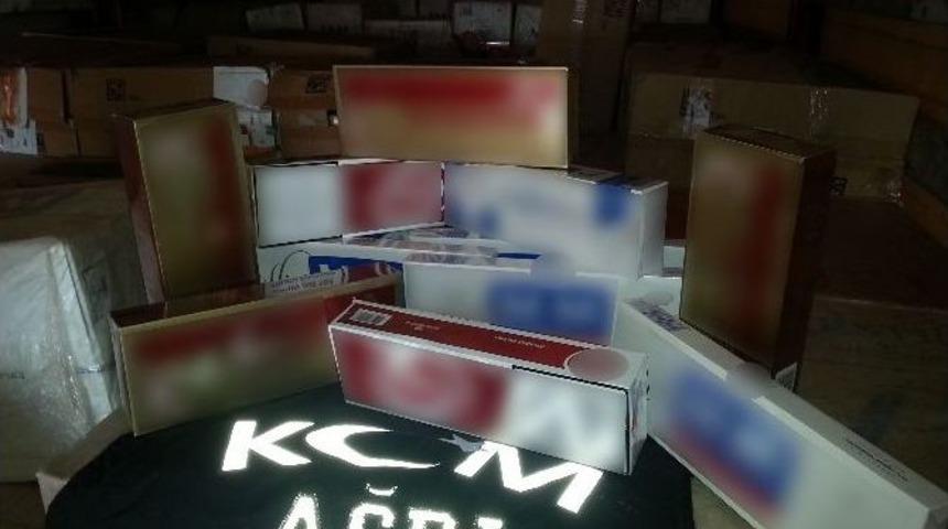 Ağrı&rsquo;da Ka&ccedil;ak Sigara Operasyonu