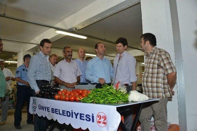 Ünye’de Pazar Yeri Sorunu Çözüldü