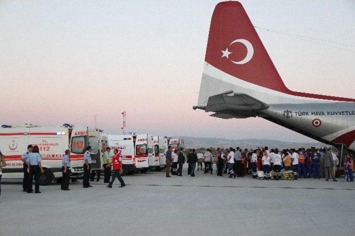 Filistinli 18 Yaralı Türkiye’ye Getirildi G5