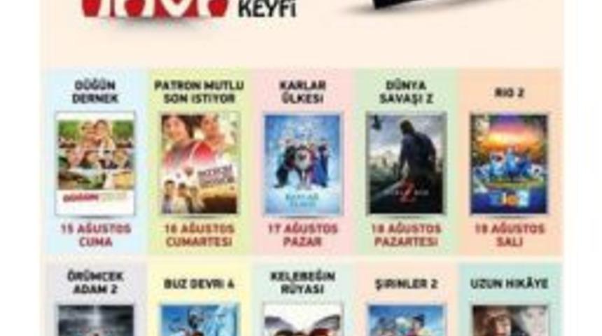 Hasbah&ccedil;e&rsquo;de A&ccedil;ık Hava Sinema Keyfi Başlıyor