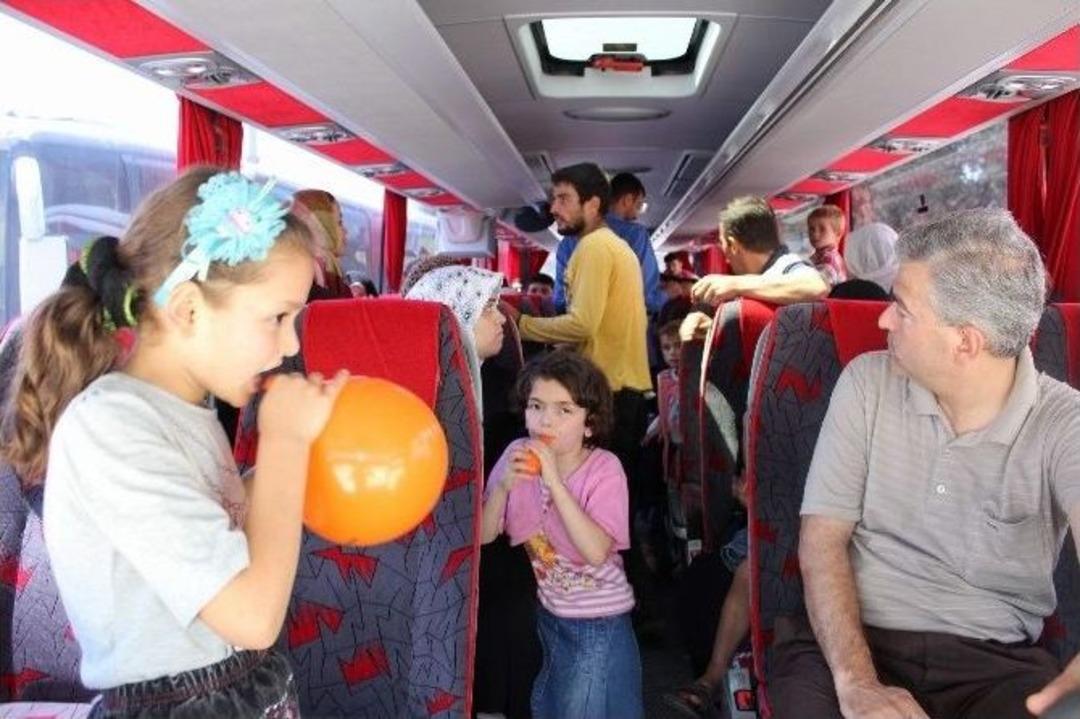 500 Suriyeli Şehir Merkezinden Kamplara Taşındı