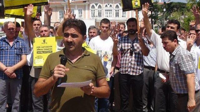 Tekirdağ’da 14 Ağustos Rabia Günü Eylemi