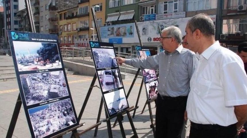 İzmit Belediyesi 17 Ağustos&rsquo;u Fotoğraflarla Andı