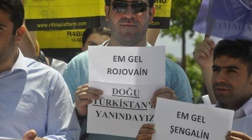 Şırnak&rsquo;ta Ortadoğu&rsquo;daki Katliamlar Protesto Edildi