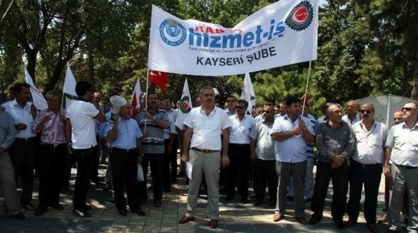 Hak-iş Kayseri Şube Başkanı Halil &Ouml;zdemir: