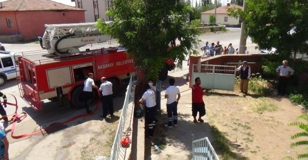 Aksaray&rsquo;da Korkutan Yangın